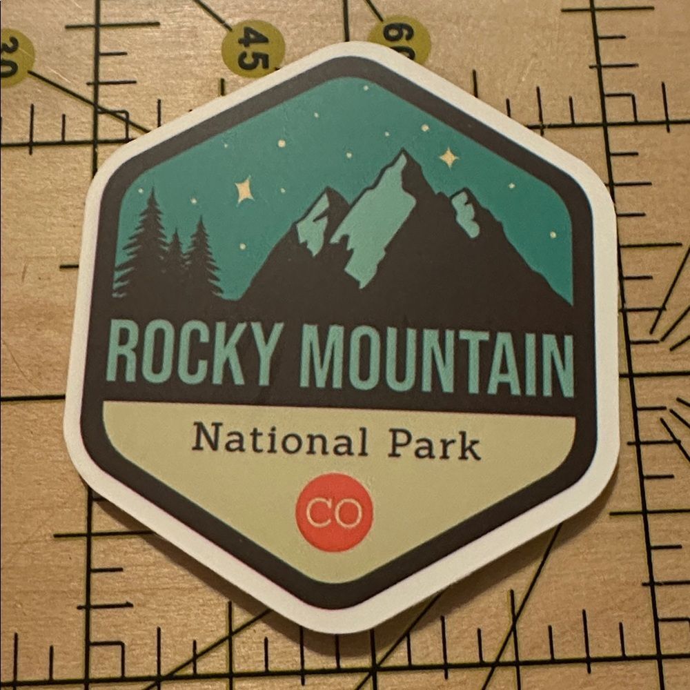 💜13/$13 +Bundle Sticker Sale | Travel Rocky Mountain National Park Sticker